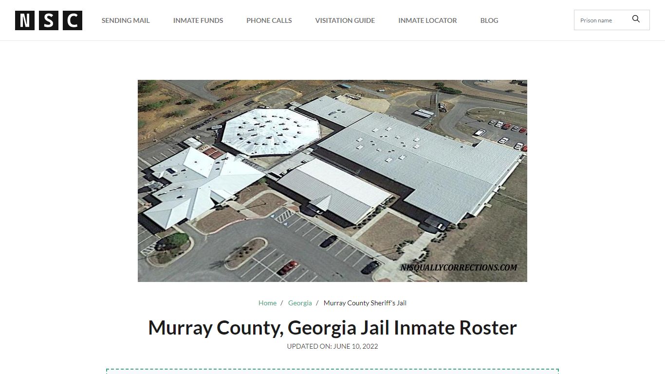 Murray County, Georgia Jail Inmate List